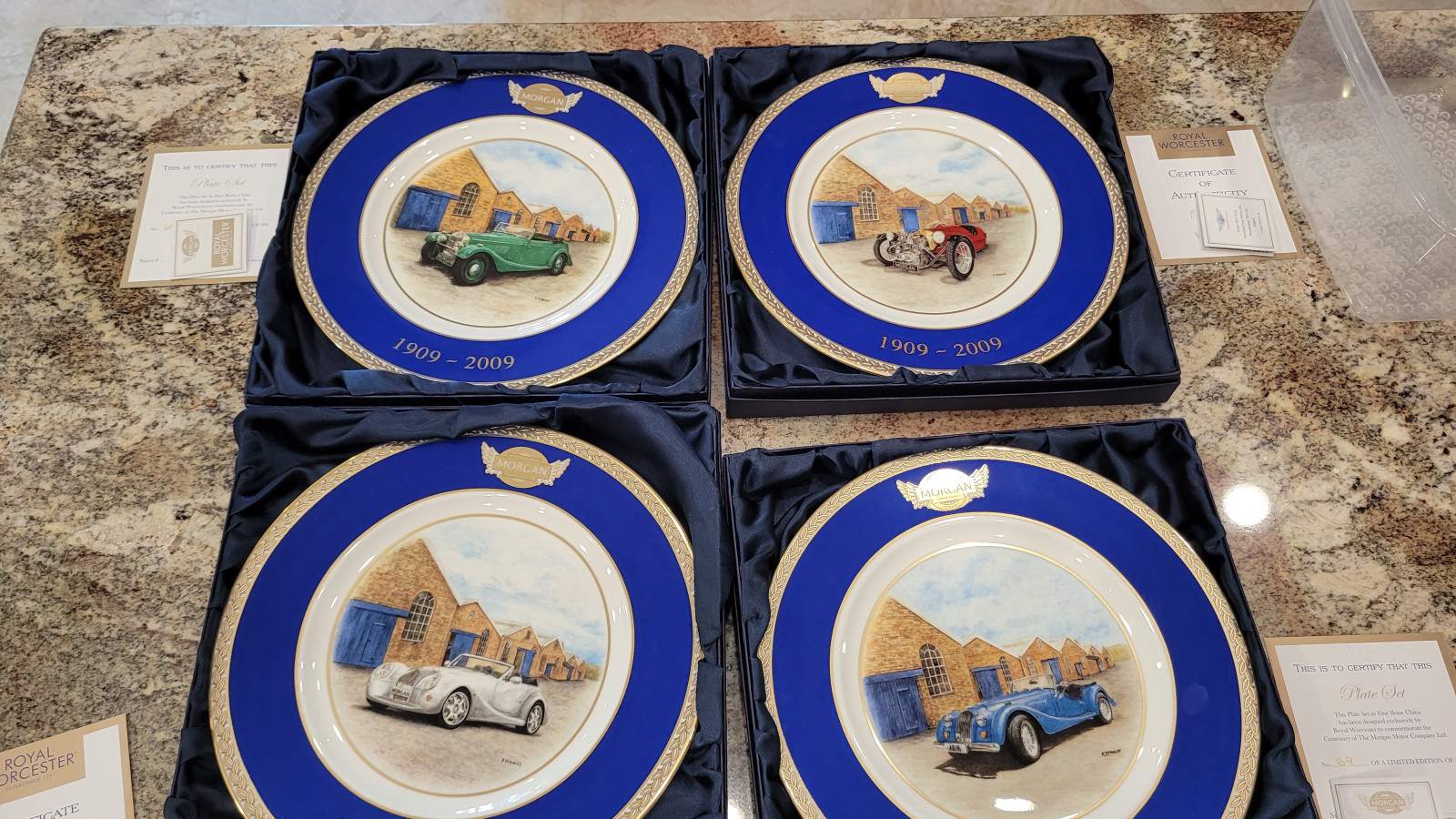 Royal Worcester Centenary Plates - 4 for £40 - Talk Morgan